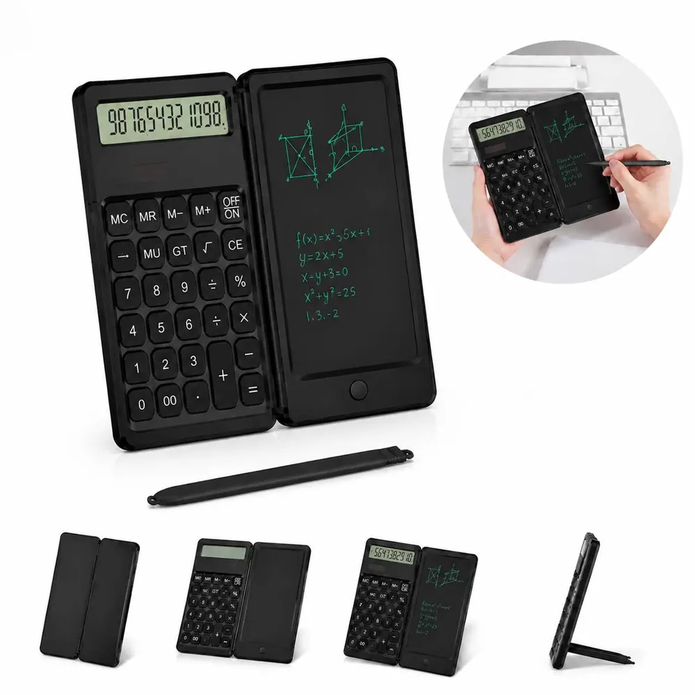 2-in-1 Calculator Writing Tablet for Notes and Math 2
