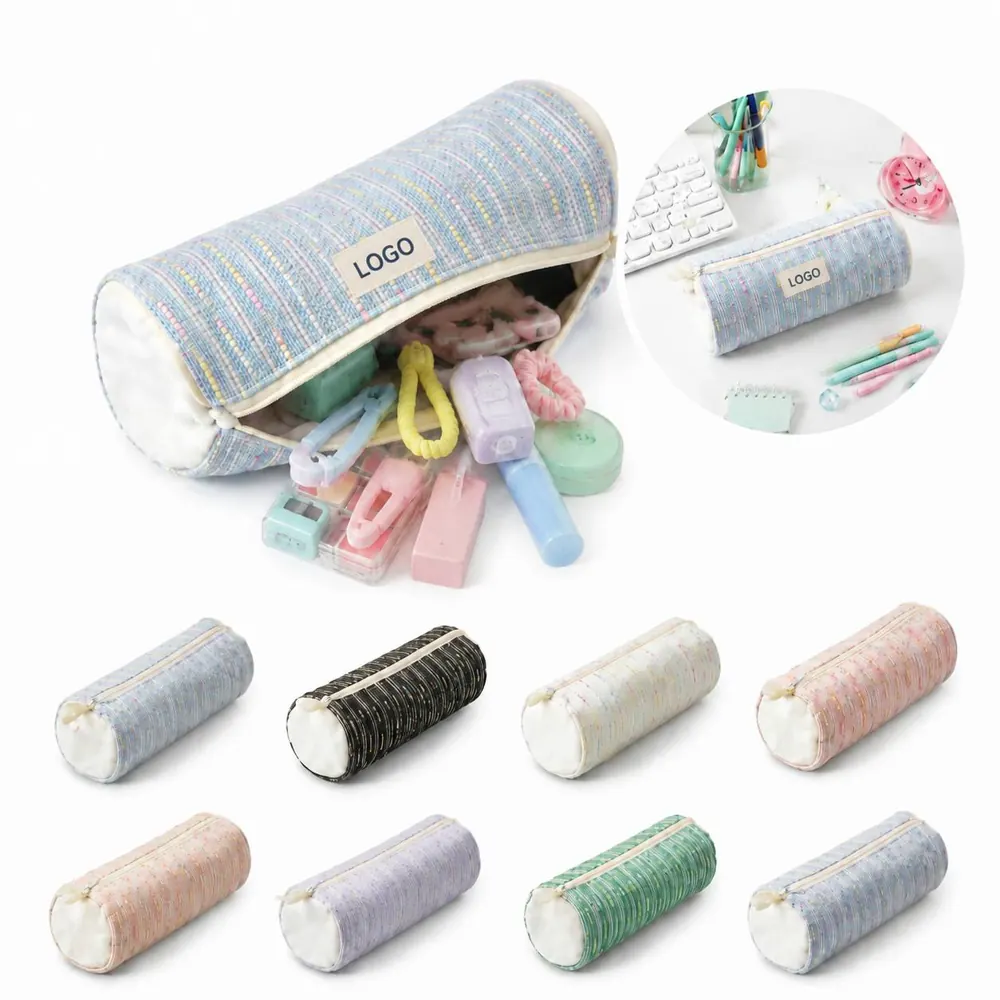 Cartoon Pencil Case with Multiple Compartments for School