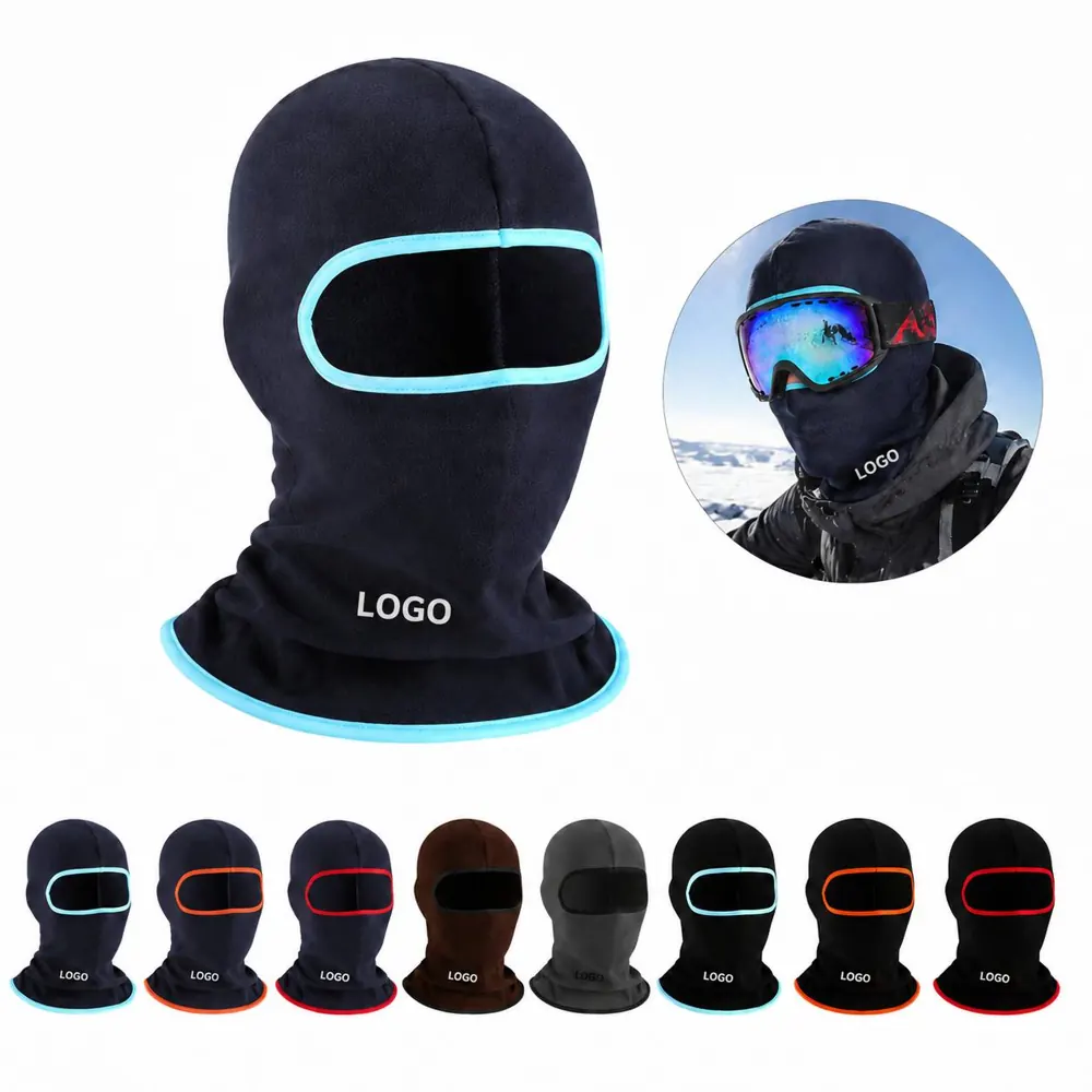 Polar Fleece Windproof Warm Face Mask for Skiing Hiking