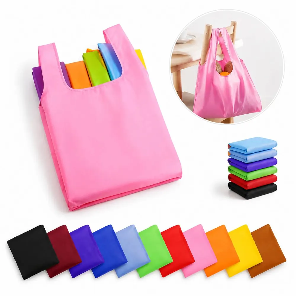 Compact Folding Reusable Tote Bag for Everyday Shopping 2