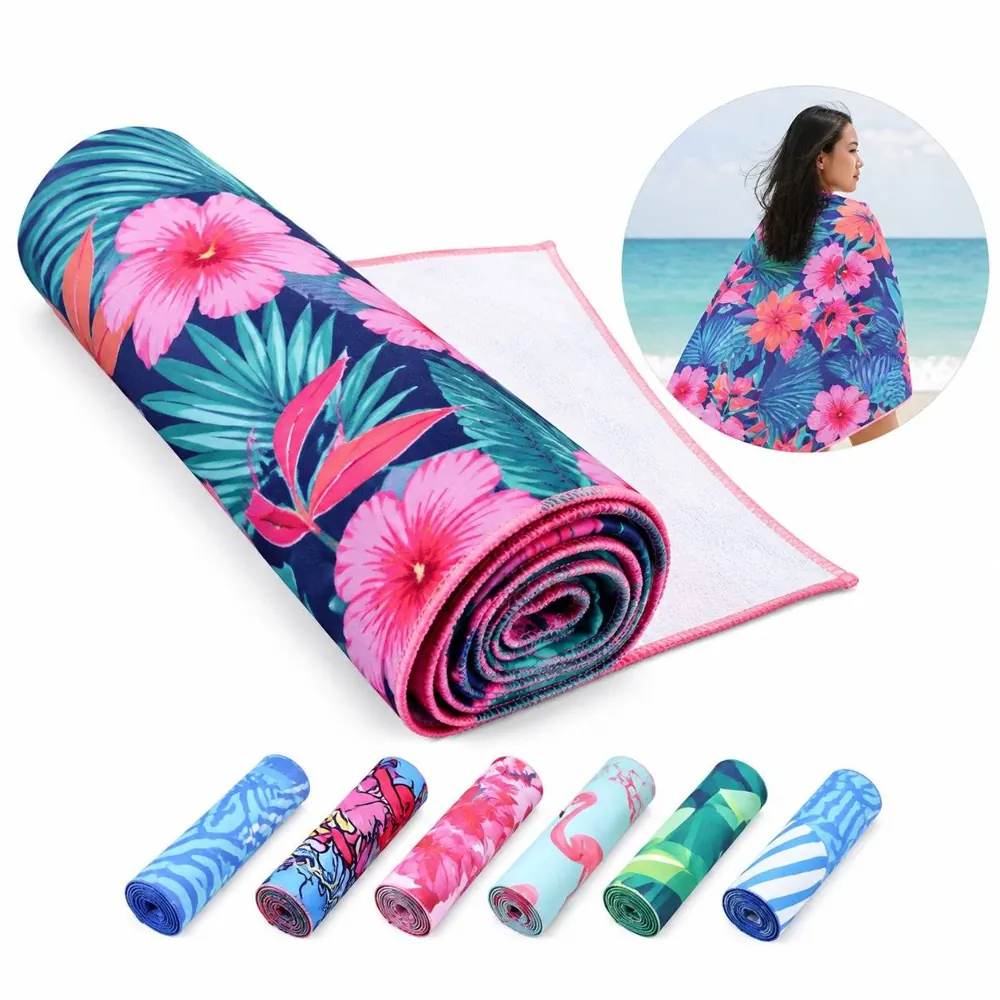 Oversized Quick Dry Sand Proof Beach Towel for Travel 2