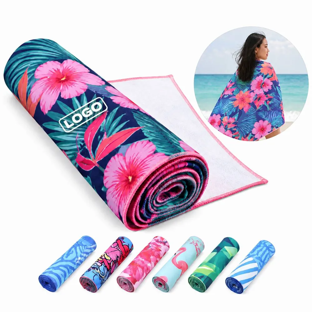 Oversized Quick Dry Sand Proof Beach Towel for Travel