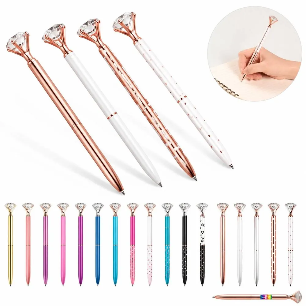 Crystal Diamond Pen, Elegant Ballpoint 2