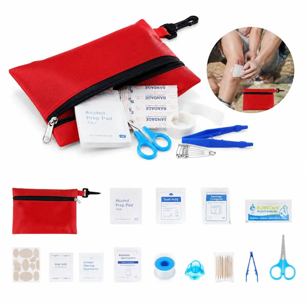 210D Oxford First Aid Kit 140Pcs 26 Types Emergency Medical 2
