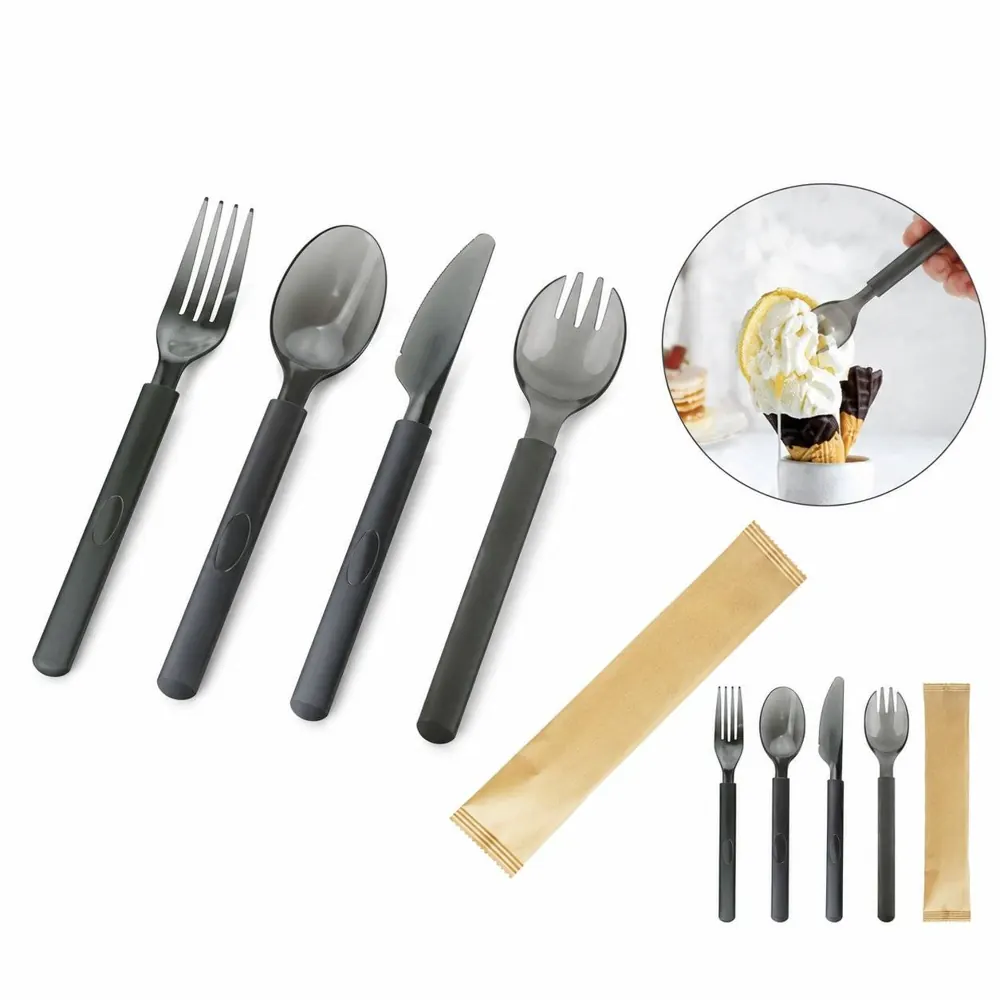 Heavy Duty Disposable Plastic Sporks for Outdoor Dining 2