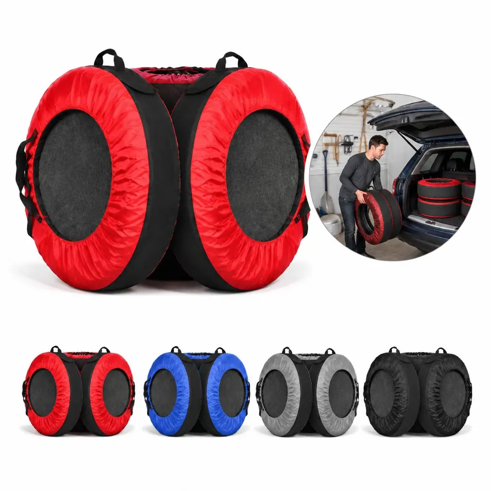600D Oxford Tire Cover with Handle for Car, Trailer 2