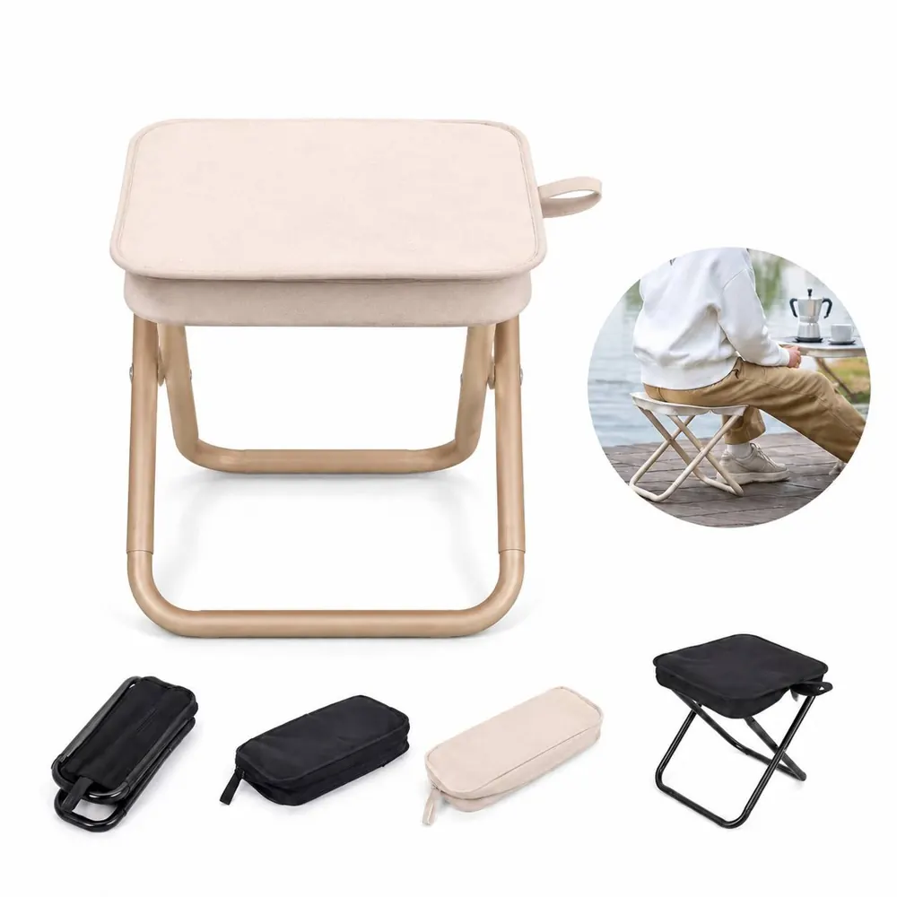 Ultralight Folding Stool with Storage Bag for Outdoor 2