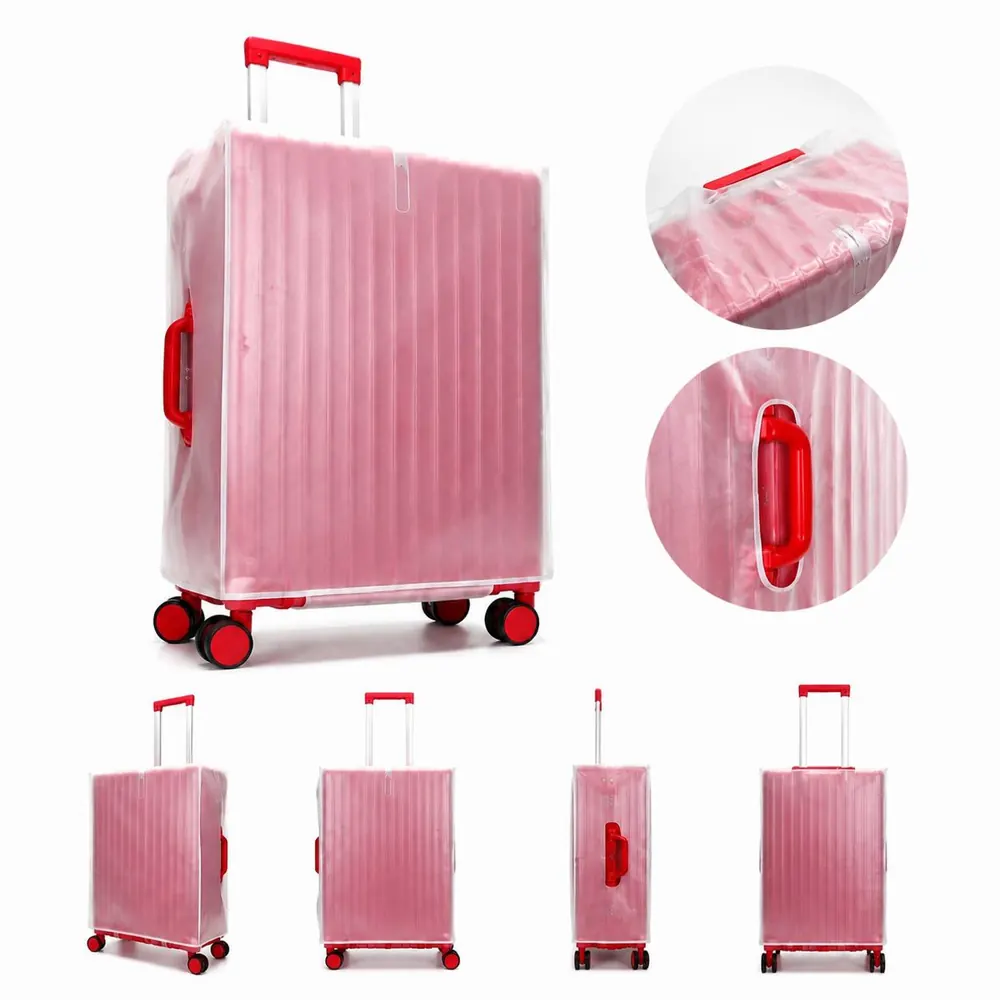 Frosted EVA Luggage Cover for 20-30 Inch Suitcases 2