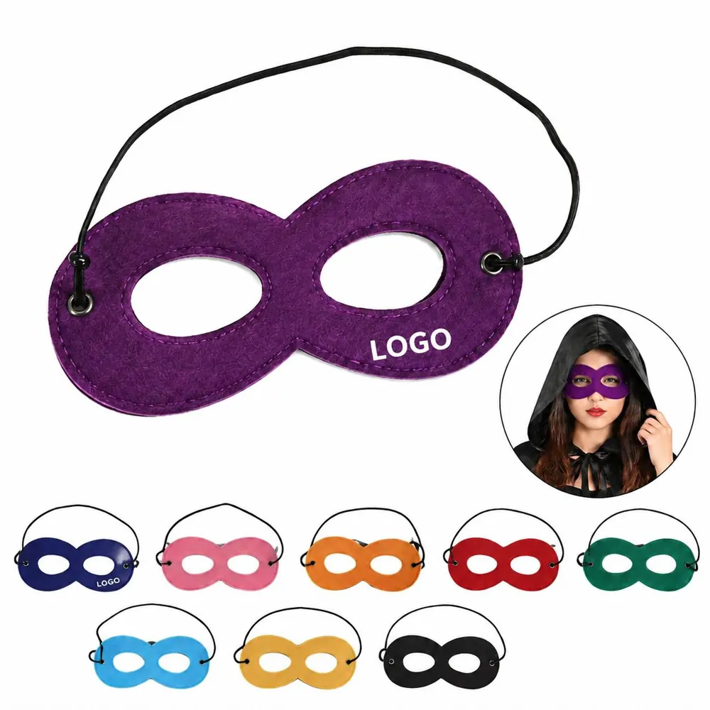 Halloween Classic Eye Mask Set with Elastic Band
