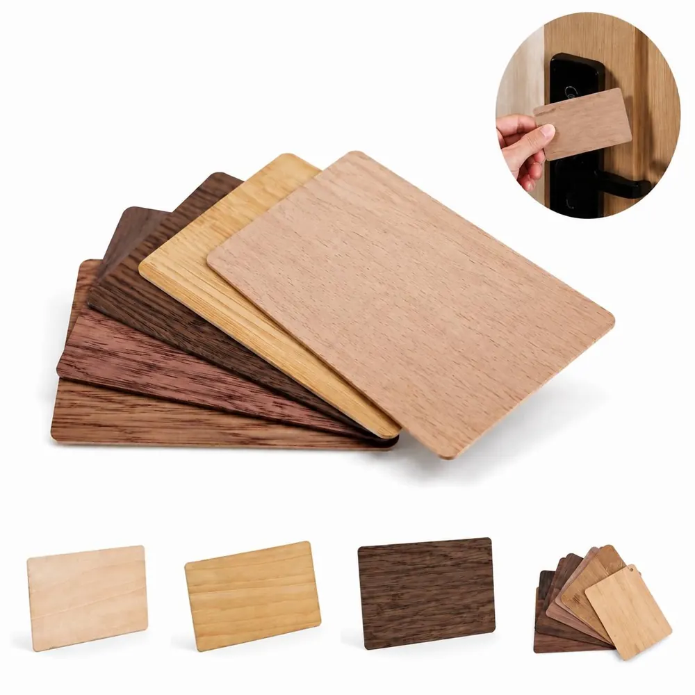 Eco-Friendly RFID Wooden Access Card for Hotels 2