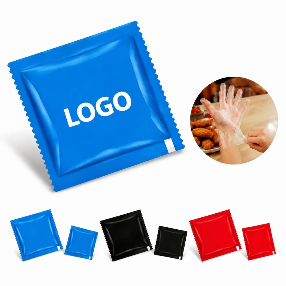 Individually Wrapped Disposable PE Gloves for Hygiene