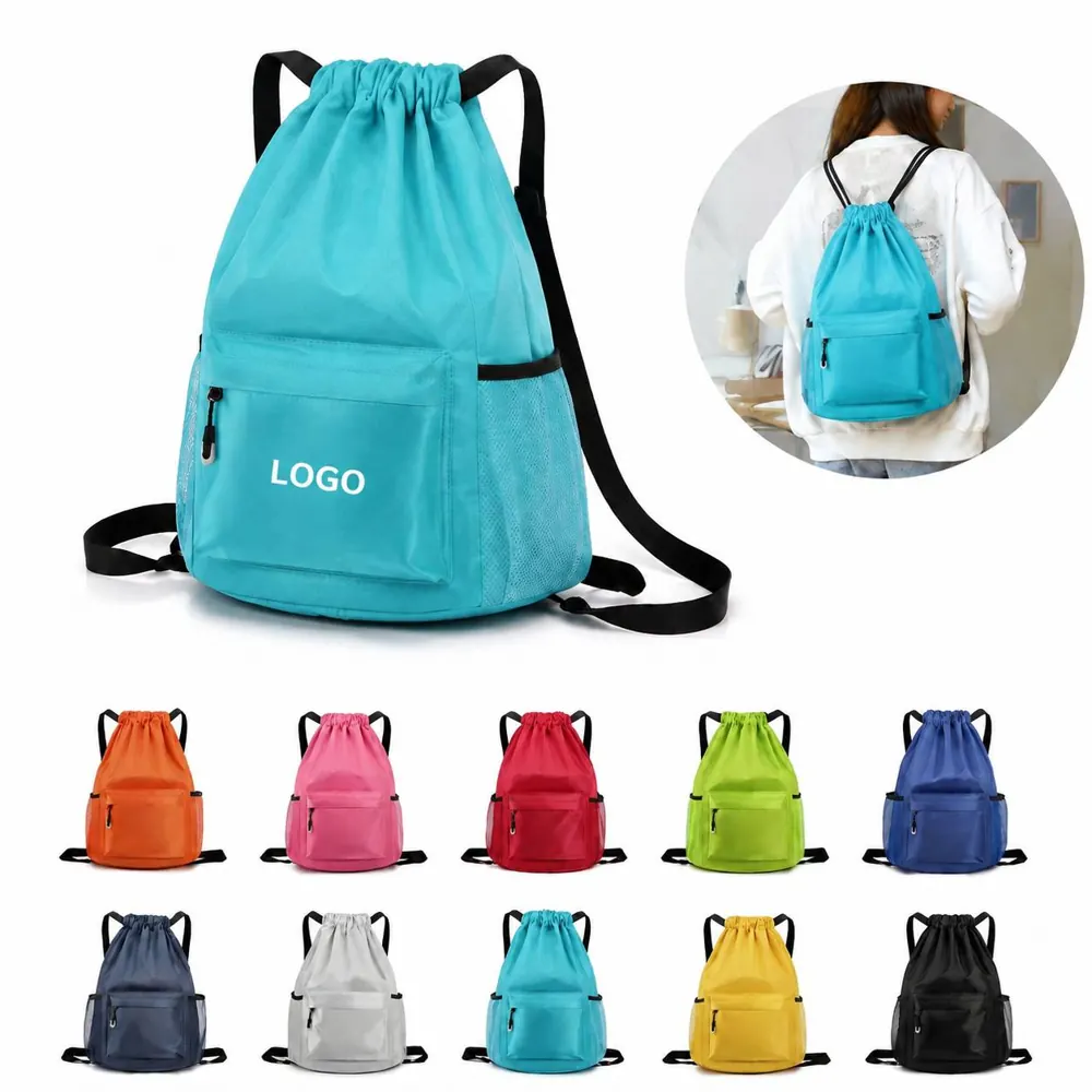Waterproof Drawstring Backpack for Outdoor Hiking and Travel