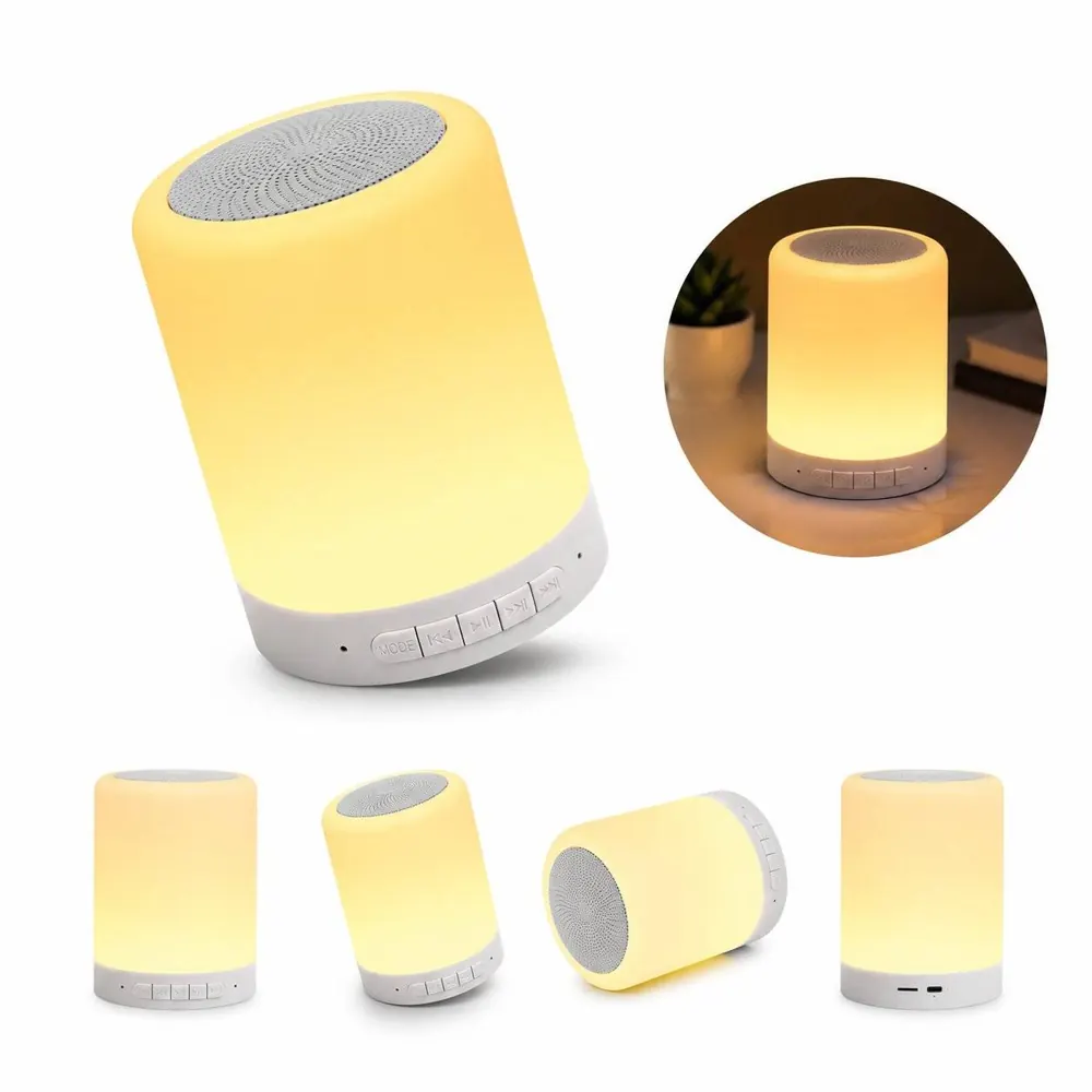 wireless Speaker with LED Light, Music-Synced Ambient Audio 2