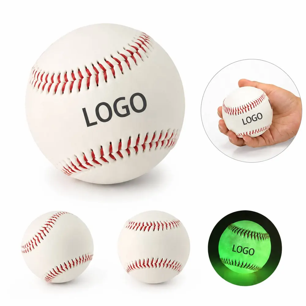Glow PVC Baseball for Night Training, Luminescent
