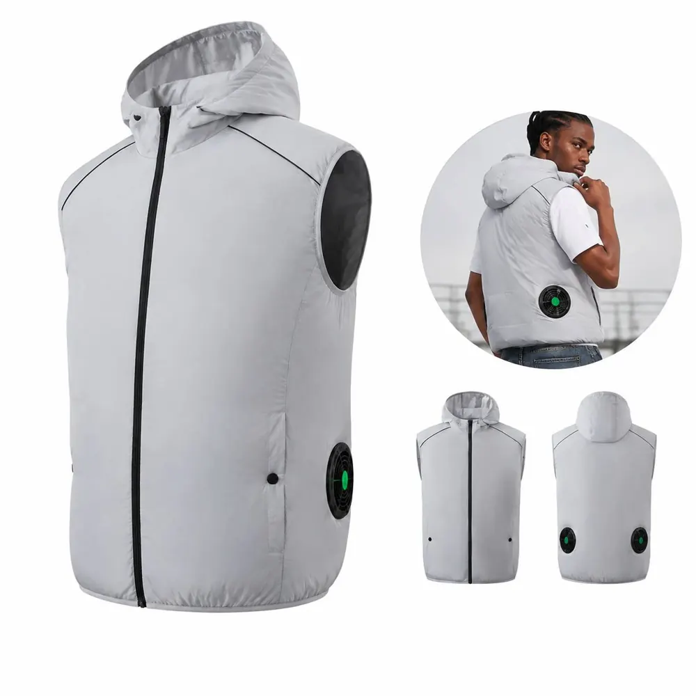 USB Fan Cooling Vest with Dual Built-In Fans 2
