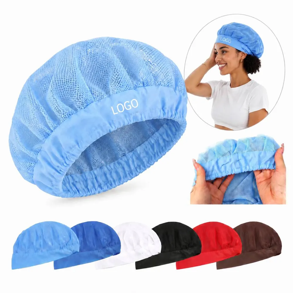 Breathable Mesh Anti-Dust Hat for Work, Adjustable Fit
