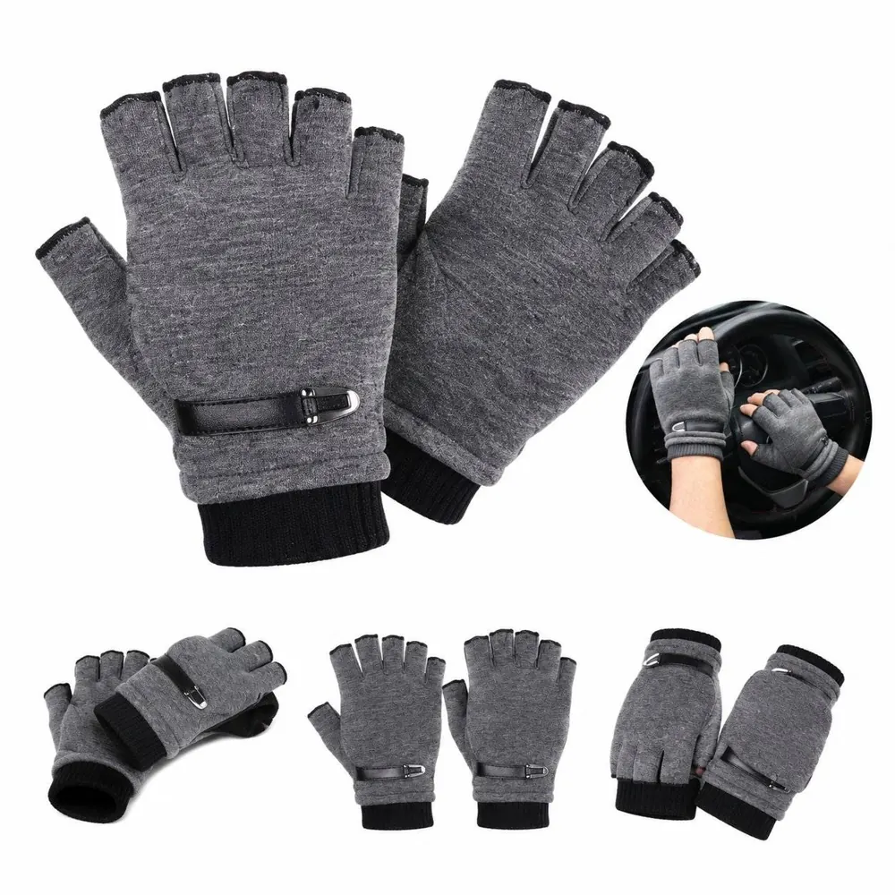 Touchscreen Half Finger Sport Gloves with Padded Palms 2