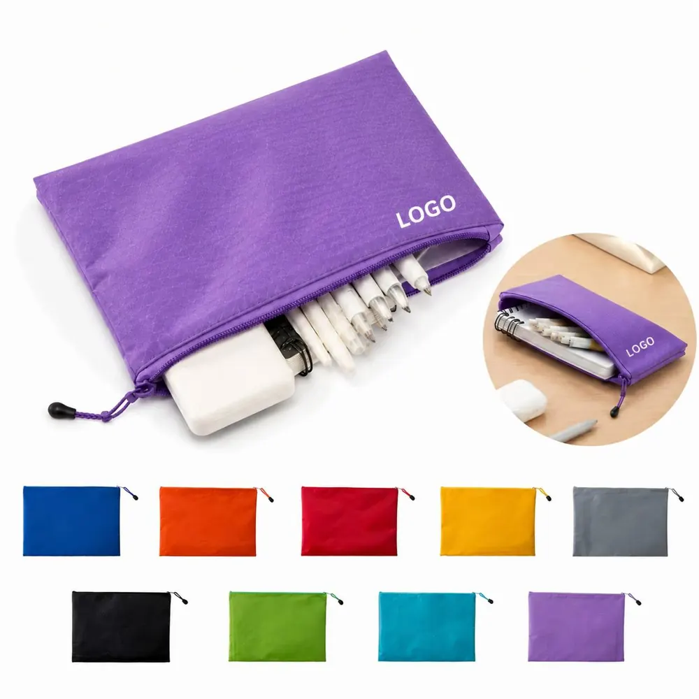 Waterproof Pencil Case & Document Bag with Secure Zipper