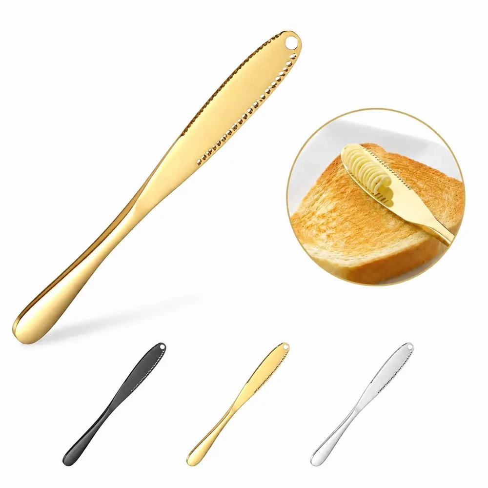 Stainless Steel Butter Knife Set, 3-Inch Cheese Spreader 2