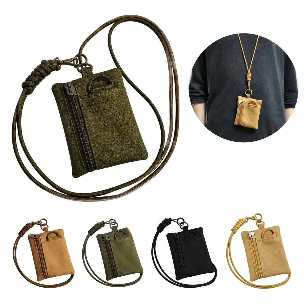Waterproof Mini Zipper Coin Purse Pouch Wallet for Travel 2