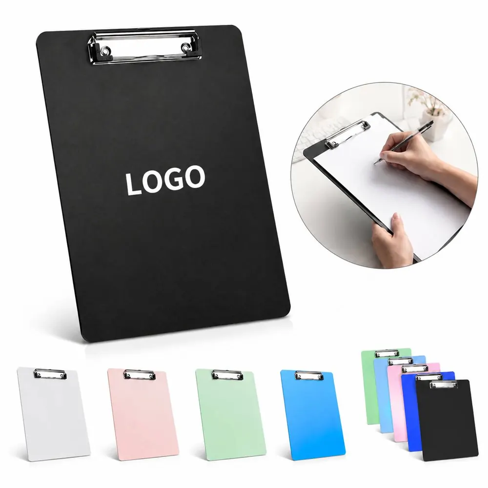 Metal Clip Legal Clipboard with Slim Profile for Secure
