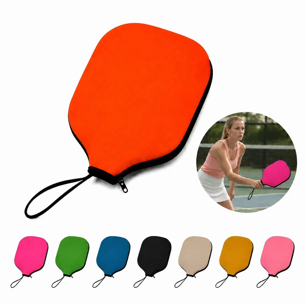 Neoprene Pickleball Paddle Cover with Zipper Protection 2