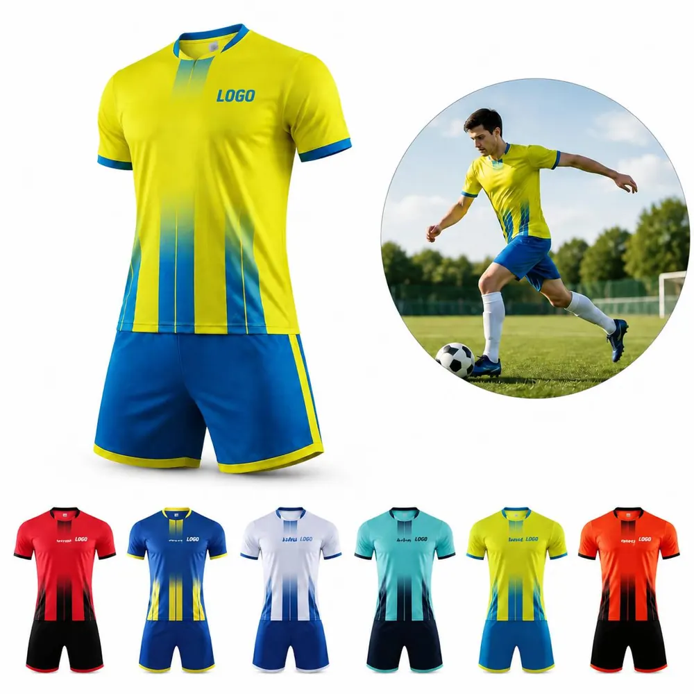 Youth Soccer Jersey & Shorts Set, Quick-Dry
