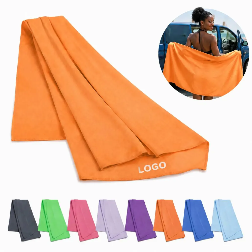 Magnetic Quick Dry Beach Towel - Oversized Microfiber