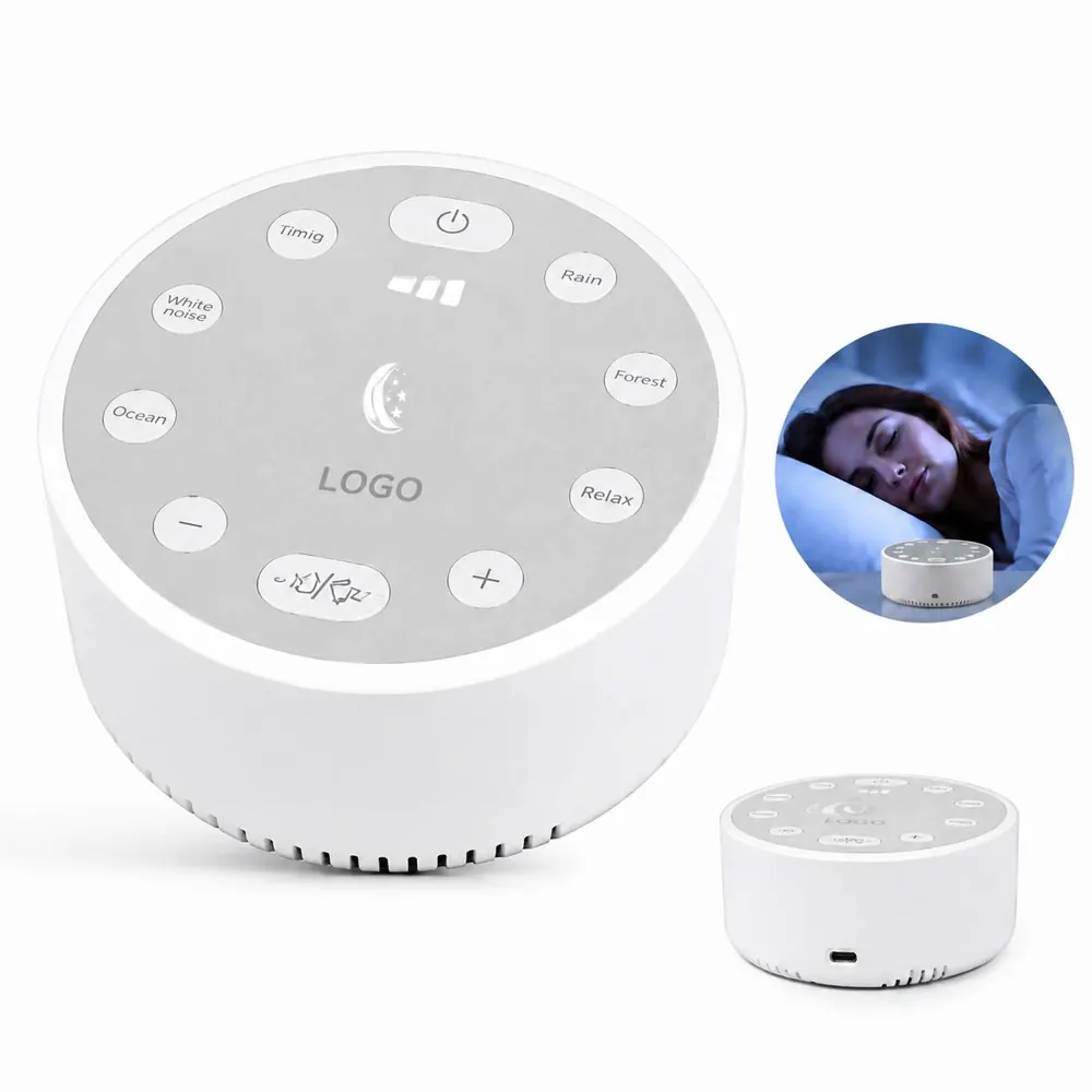 White Noise Sleep Aid Machine with Timer for Kids and Adults