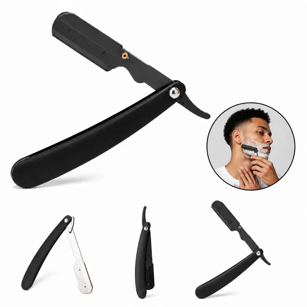 Professional Stainless Steel Straight Edge Razor 2