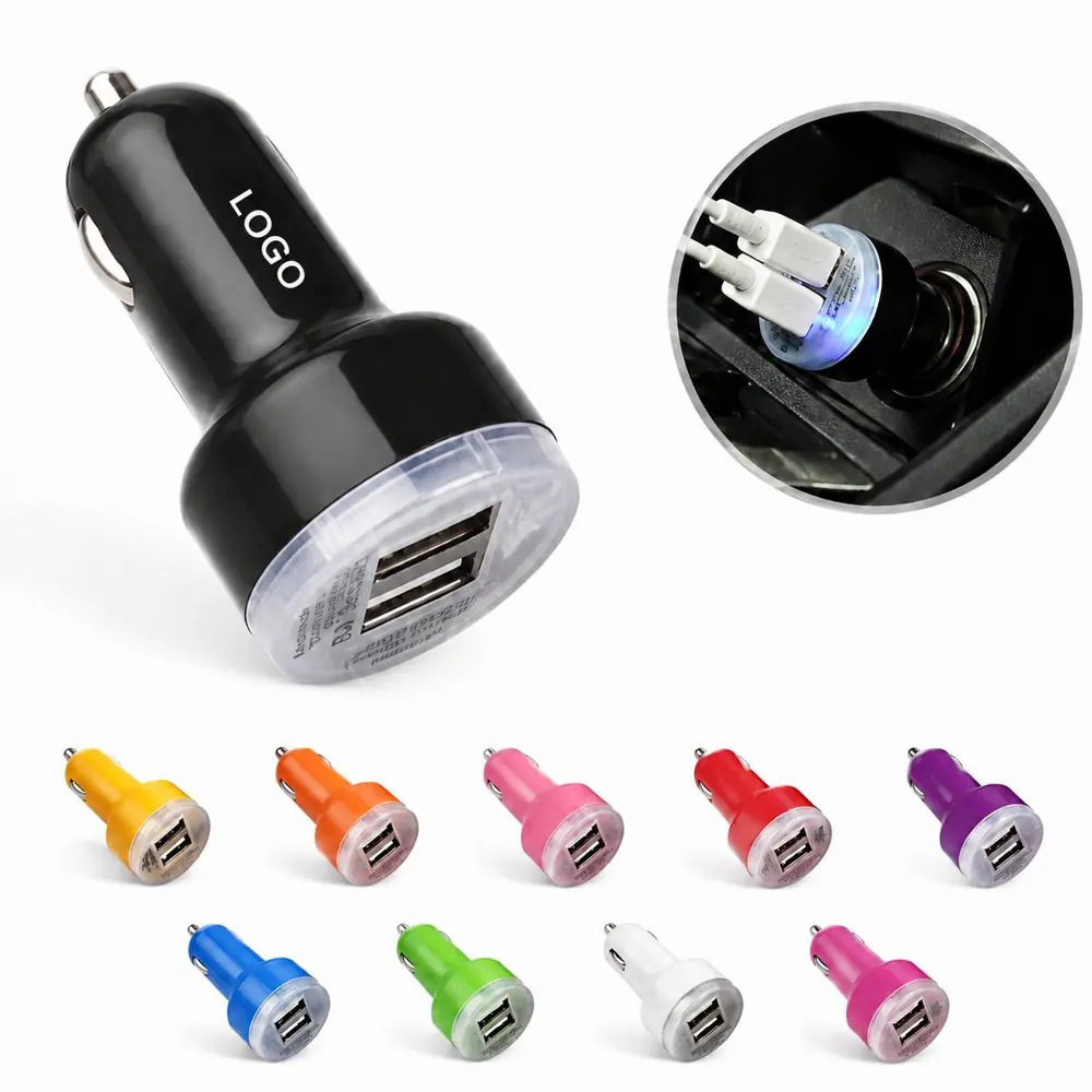 Dual USB Car Charger Adapter with Smart Charging Technology