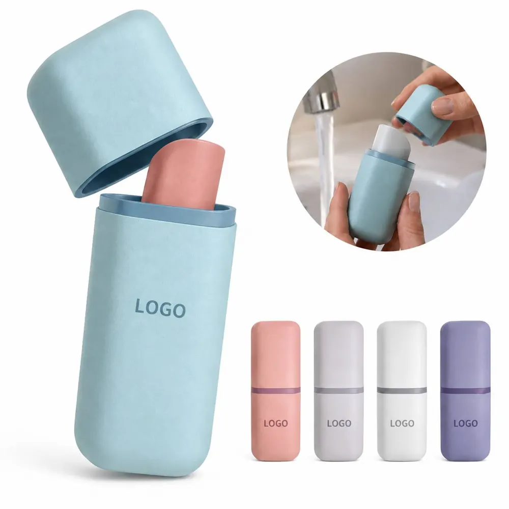 2-in-1 Travel Toothbrush Case with Ventilation Holes