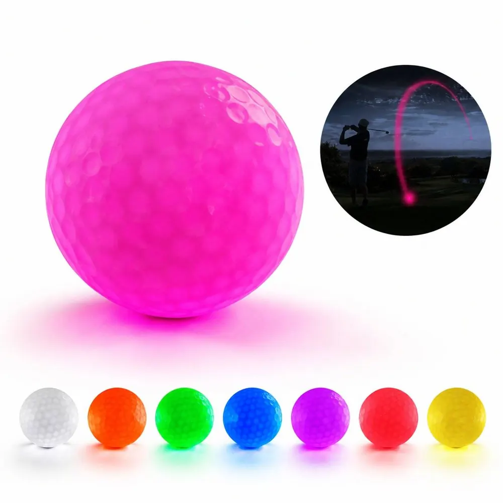 LED Glow Golf Balls with Impact-Activated Light for Night 2