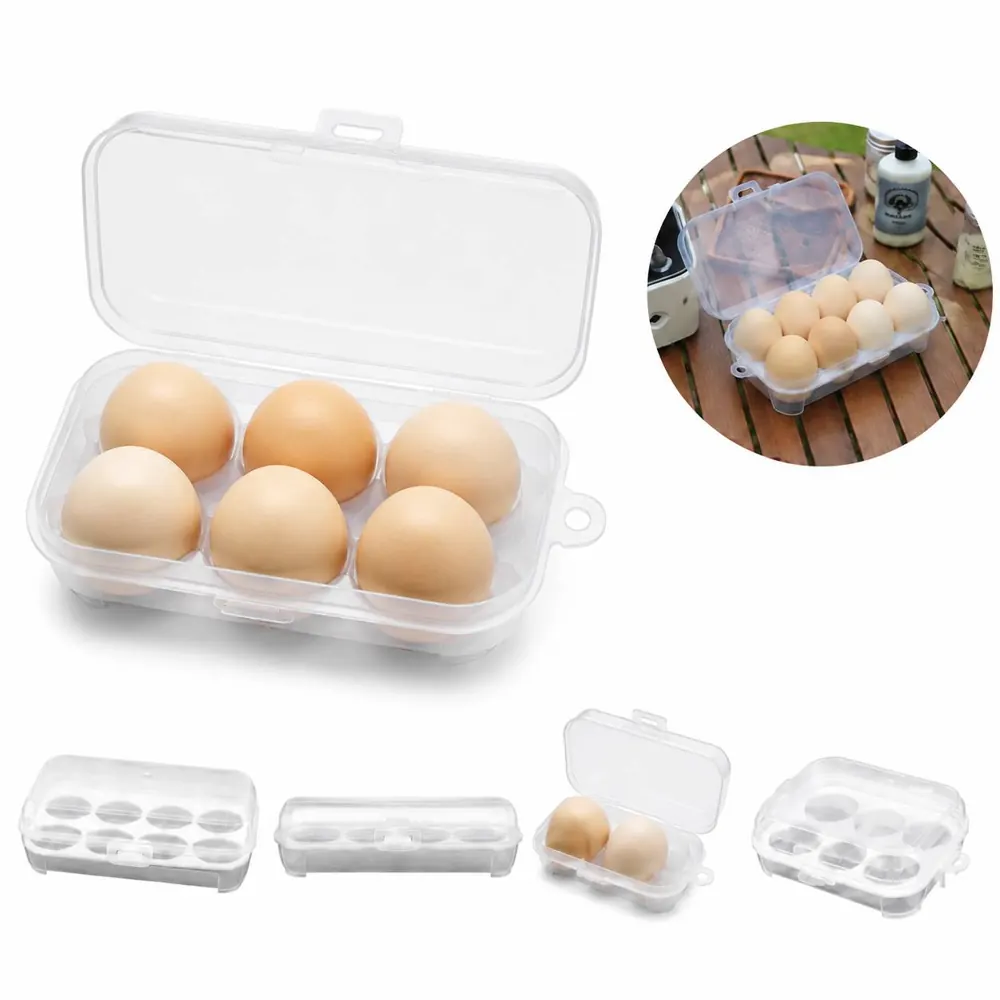 Stackable Egg Storage Box with Secure Lid, Durable Plastic 2
