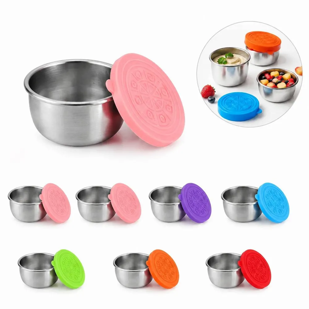 304 Stainless Steel Leakproof Condiment Cup Multipurpose 2