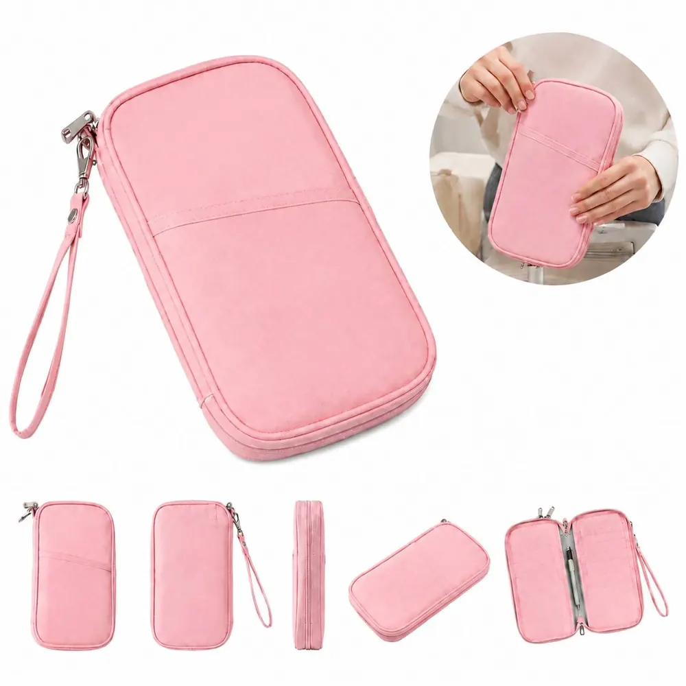 RFID Travel Passport Wallet with Multiple Card Slots 2