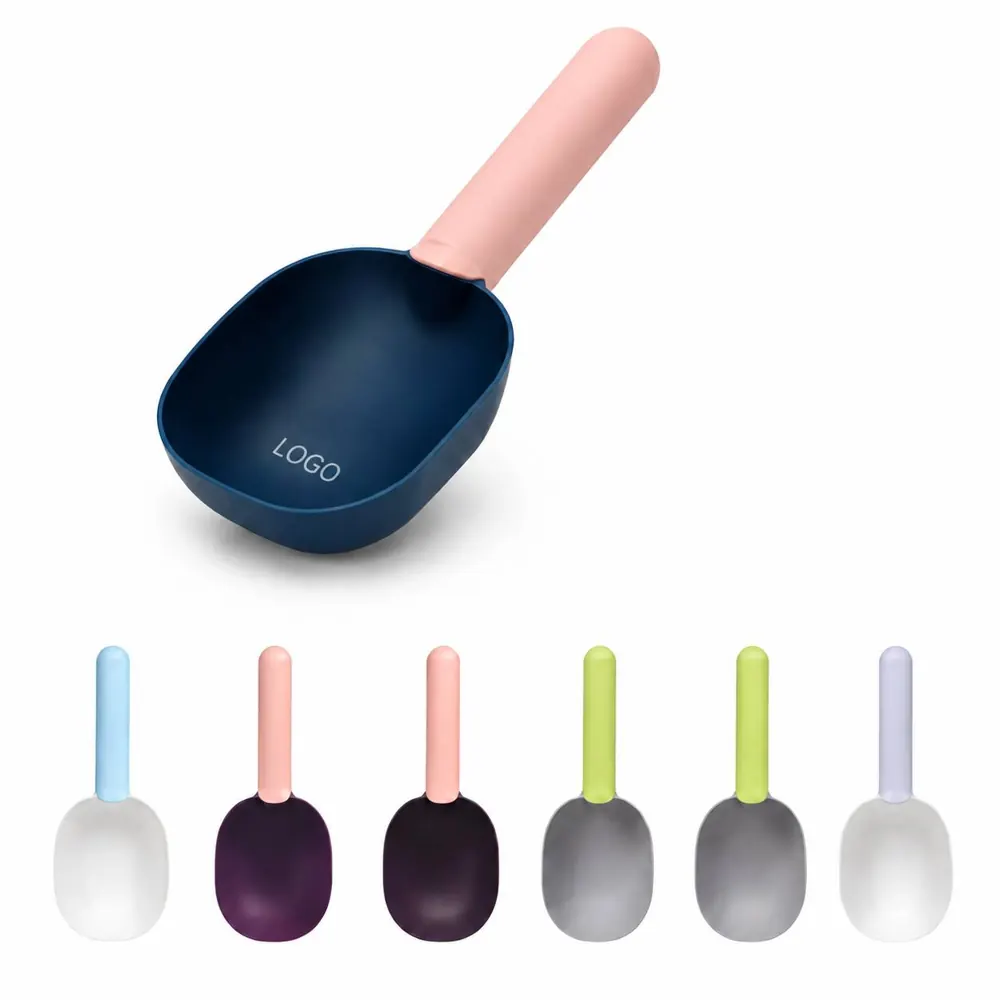 ABS Arc Pet Spoon with Measurement Lines for Precise Feeding