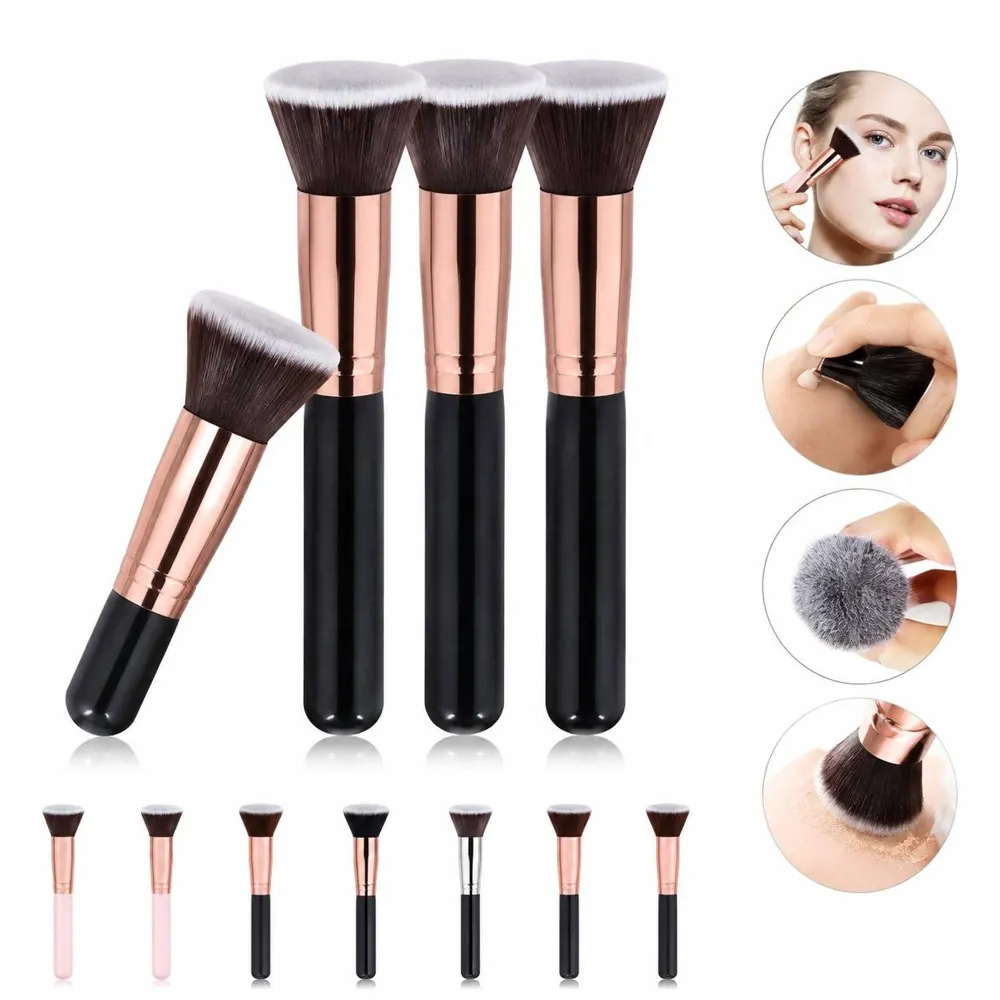 Multipurpose Flat Blush Powder Brush with Soft Dense 2