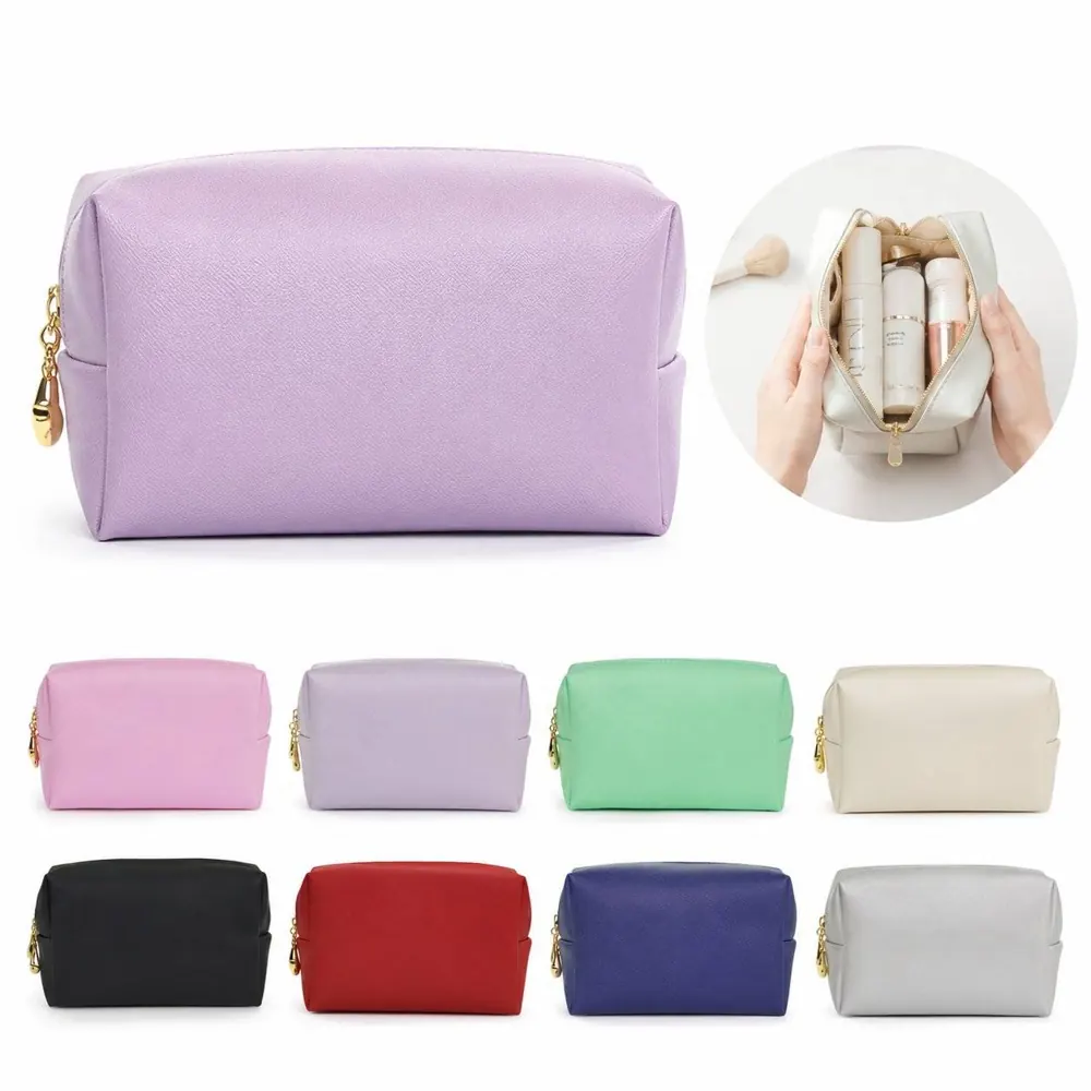 Waterproof PU Cosmetic Bag with Smooth Zipper 2