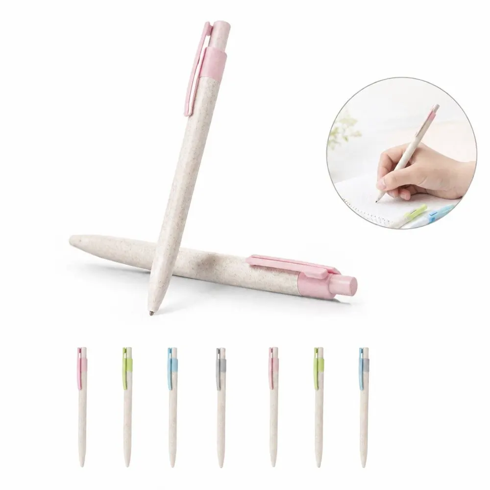 Eco Wheat Straw Pen, Smooth Writing, Biodegradable Everyday 2