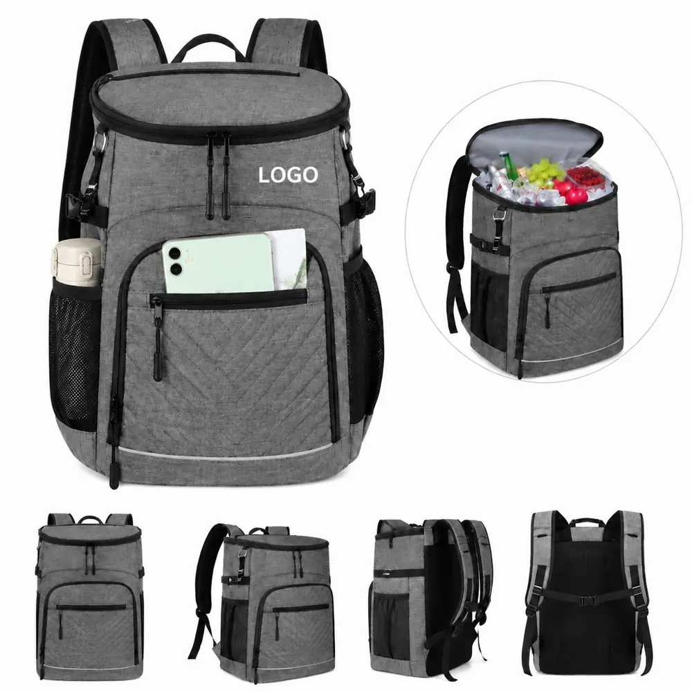 Leakproof Insulated Cooler Backpack for Camping Hiking