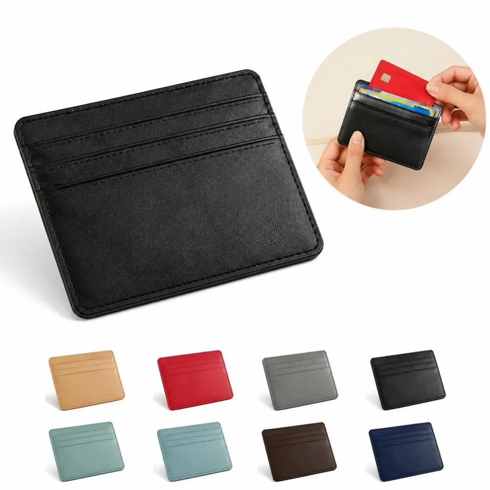 Slim PU Card Holder Business Card Sleeve Gift 2