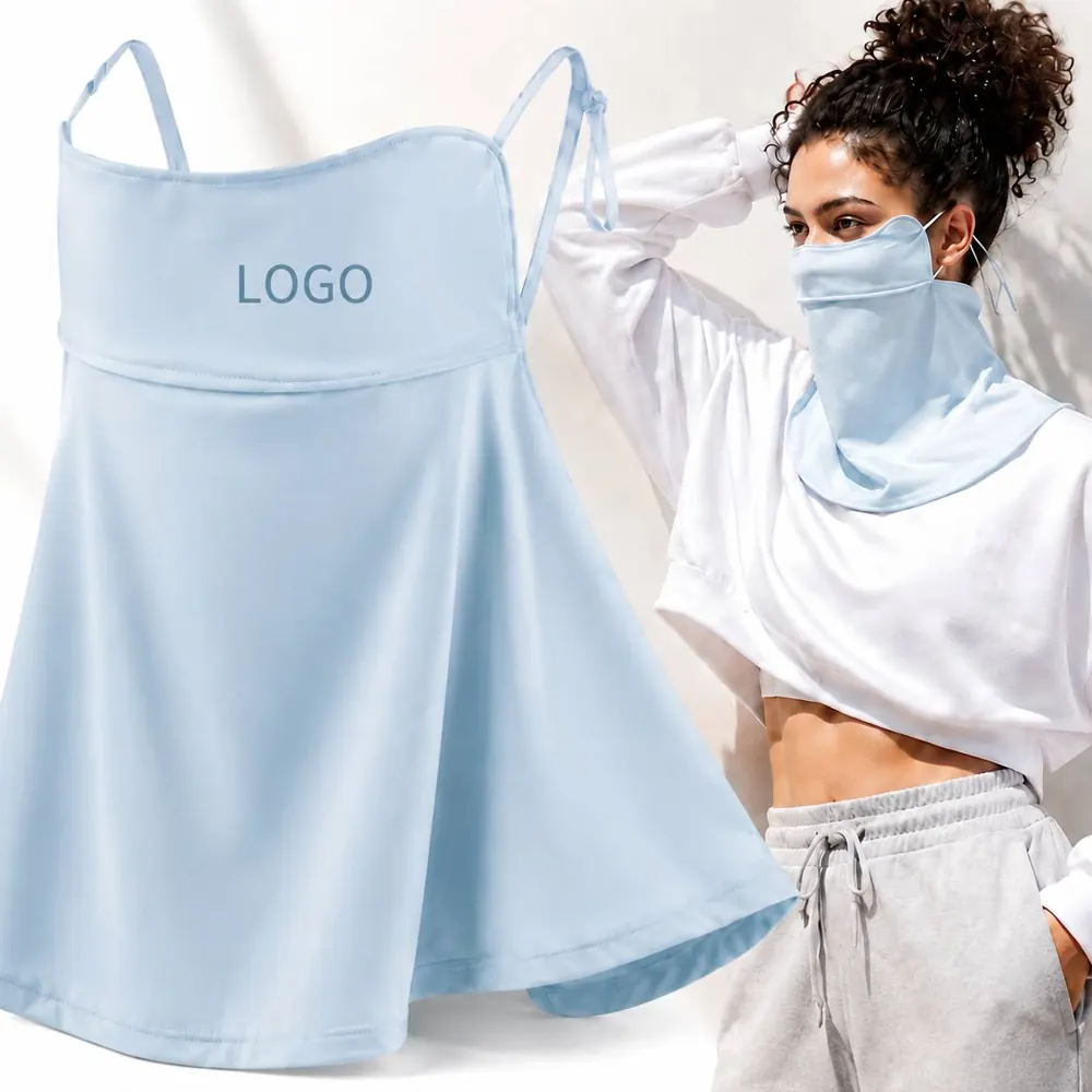 UPF 50+ Breathable Sun Protection Mask for Face and Neck