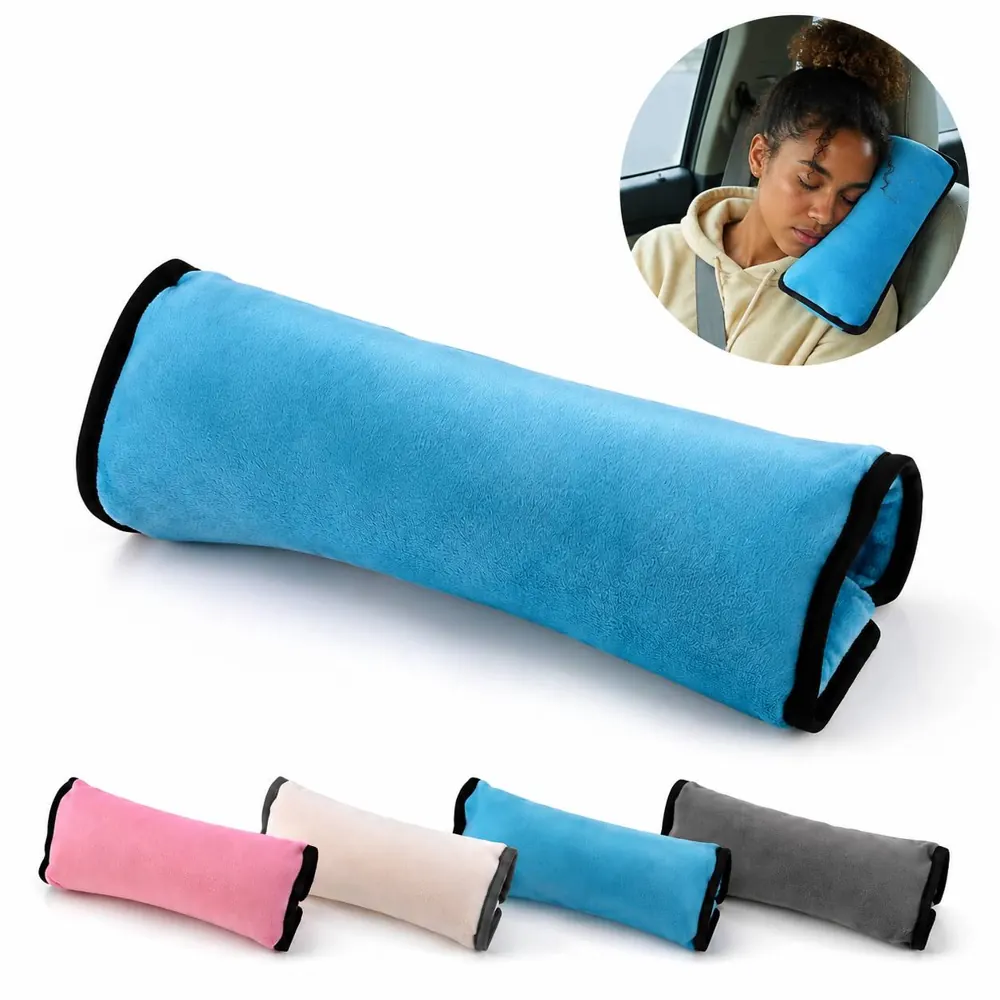 Soft Plush Seatbelt Pillow Car Safety Guard for Neck 2