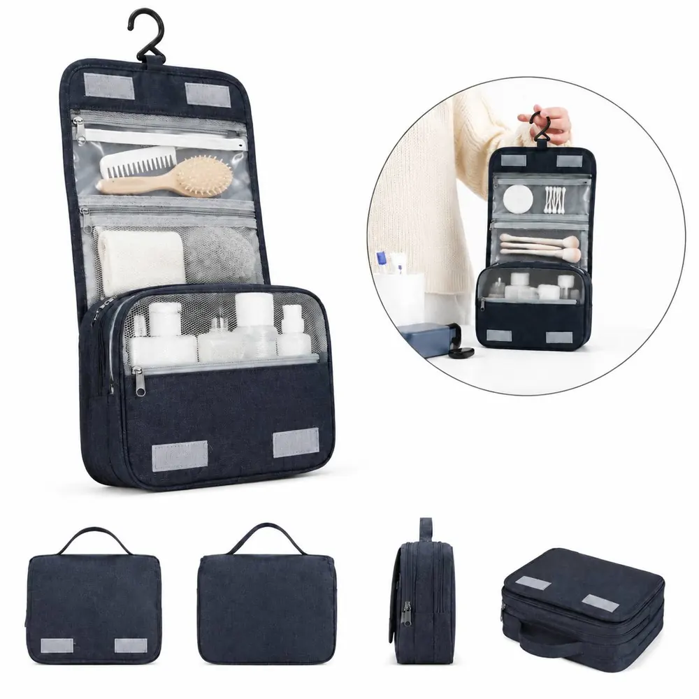 Hanging Travel Toiletry Bag with Sturdy Hook 2