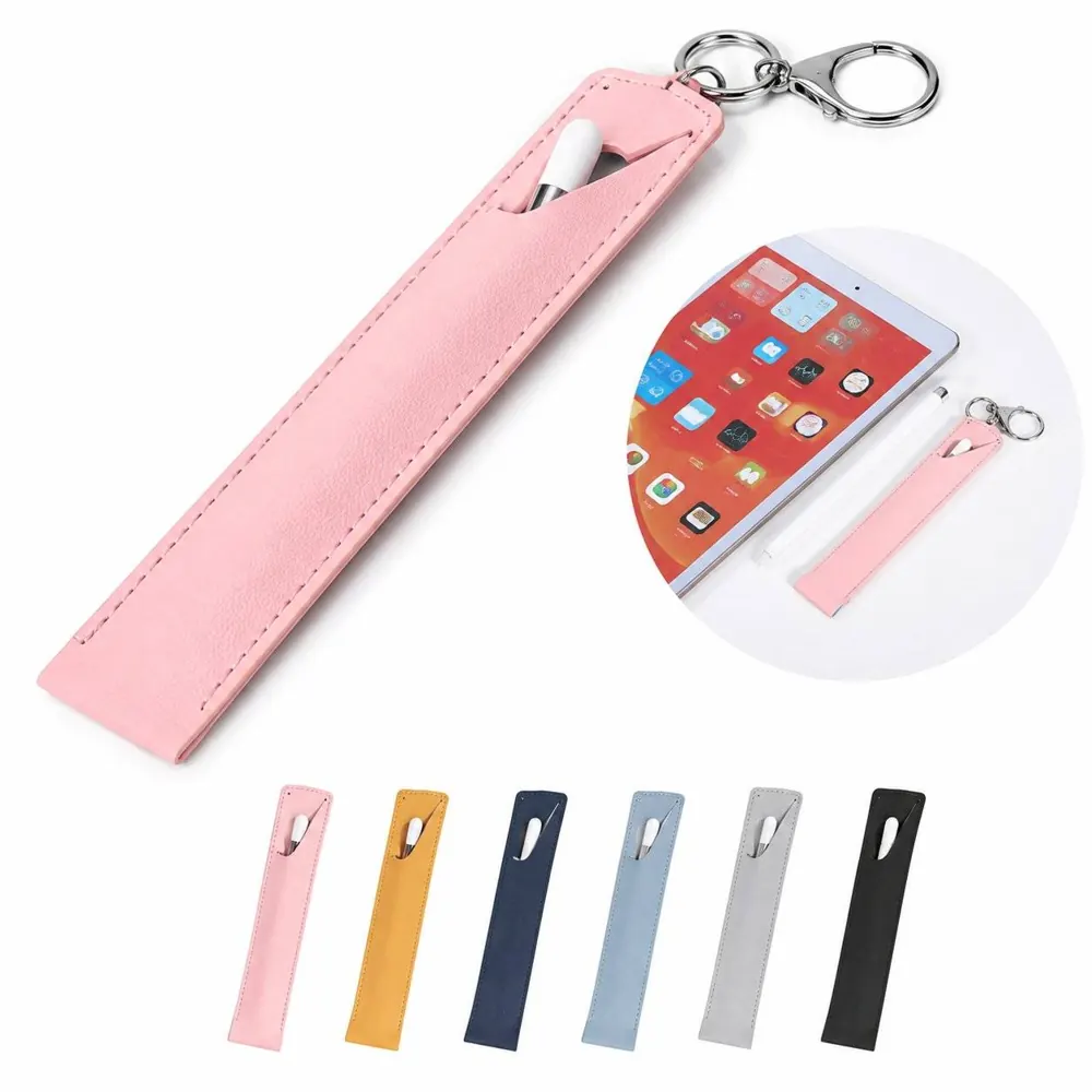Genuine Leather Stylus Pen Case, Compact Protective Pouch 2
