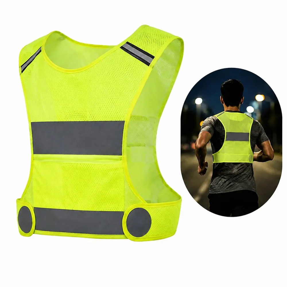 Ultralight Breathable Mesh Reflective Safety Vest 2