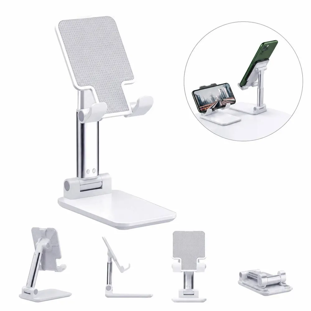 Adjustable Ergonomic Phone Stand for Desktop, Hands-Free 2