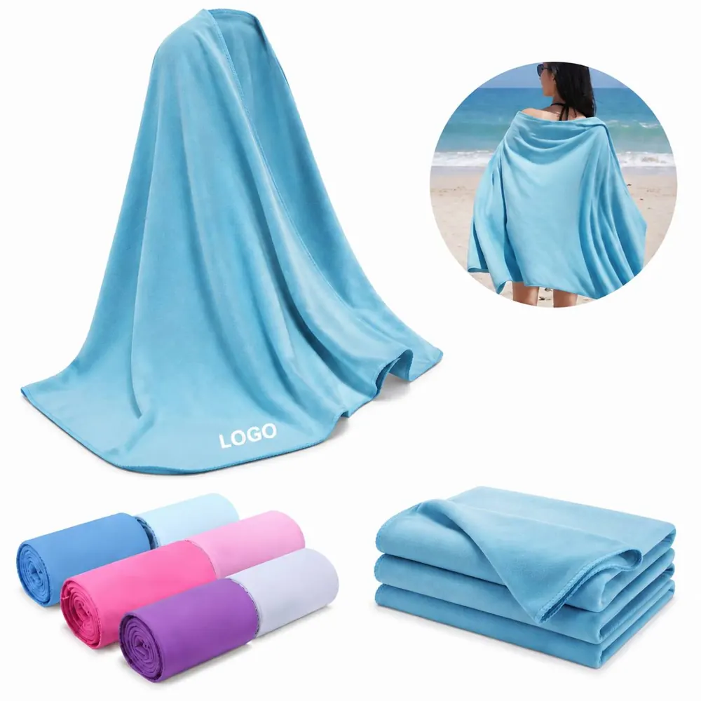 Ultra-fine Microfiber Quick-Dry Absorbent Beach Towel