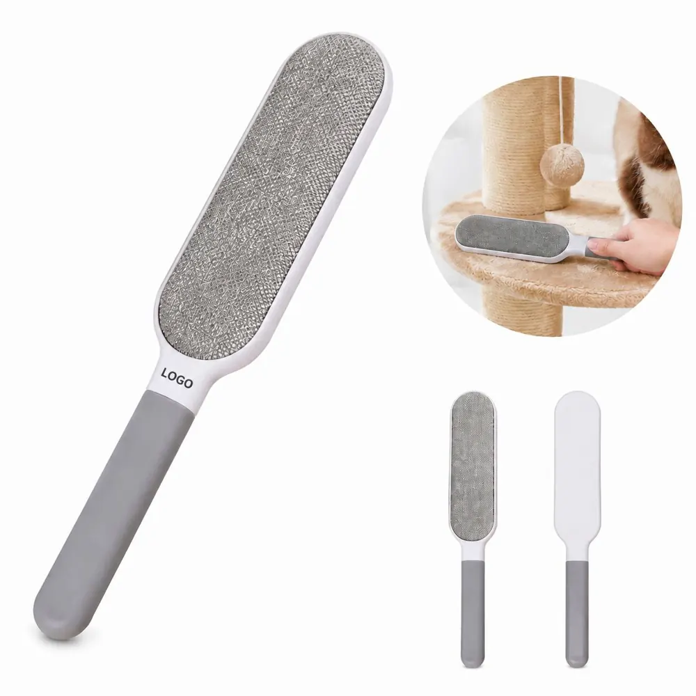 Double-Sided Fabric Lint & Pet Hair Remover Brush